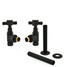 BAY-2-AG-PS-TB - Bayou Crosshead Rad Valves and Pipe Sleeve Kit - Textured Black BAY-2-AG-PS-TB - Bayou Crosshead Rad Valves and Pipe Sleeve Kit - Textured Black